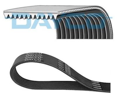 COURROIE CRANTEE DAYCO 12PK2500HD